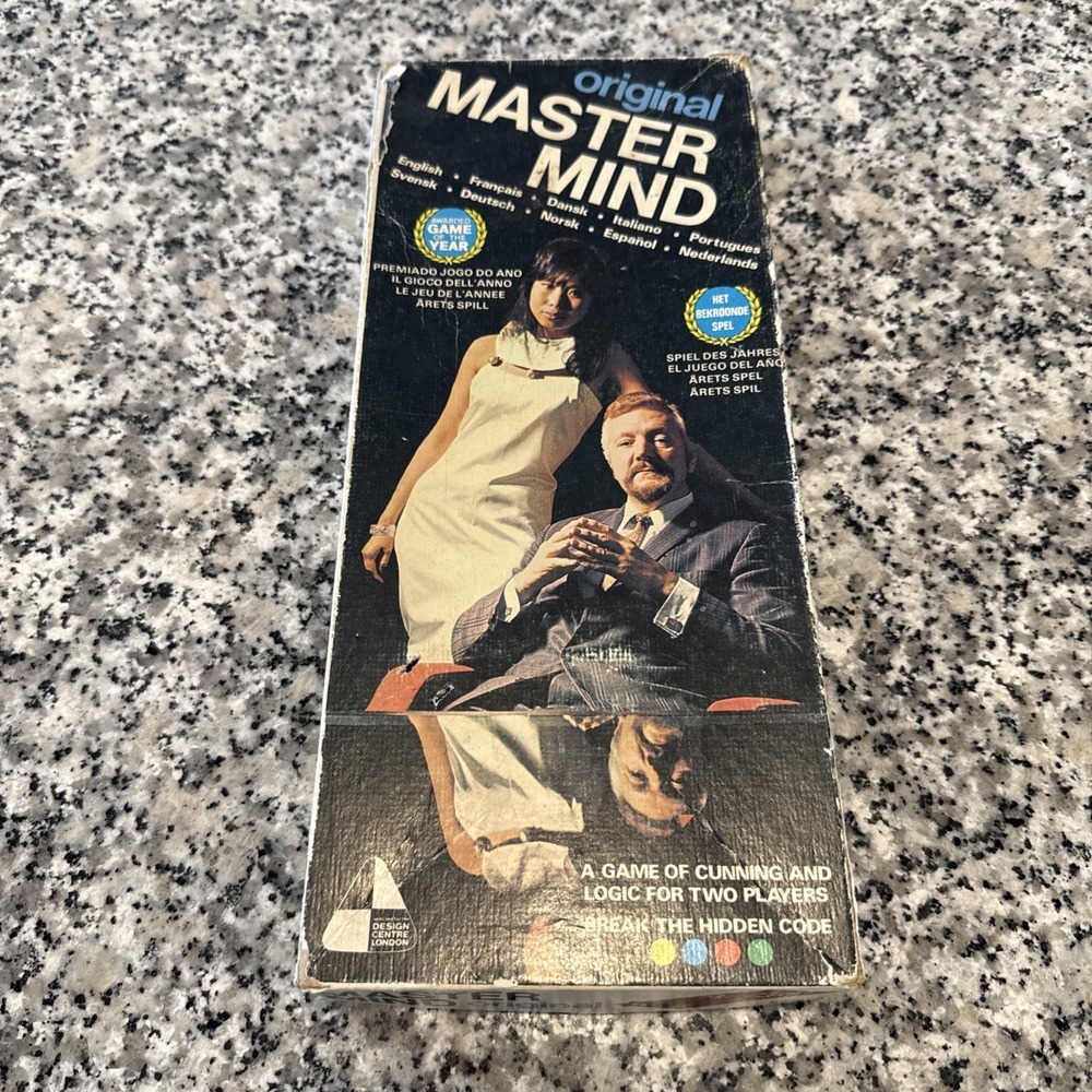 Vtg Original Mastermind Invicta Games 1970s‎ Game of the Year